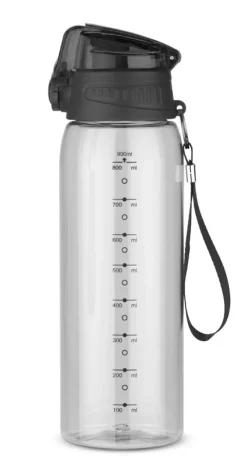 Bidon z miarką 900 ml KOLTER / Czarny 16233-02