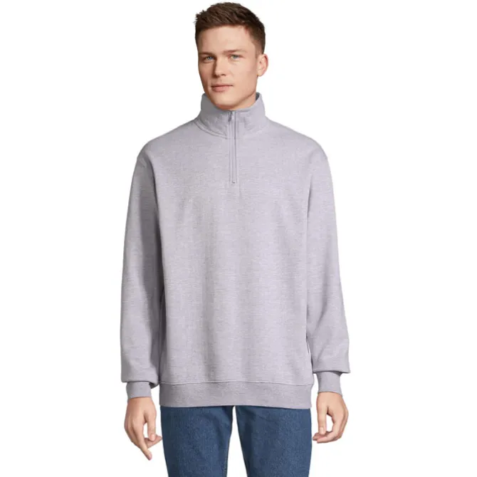 Bluza z kapturem CONRAD / Szary Melanż 2 S04234-GY-4XL