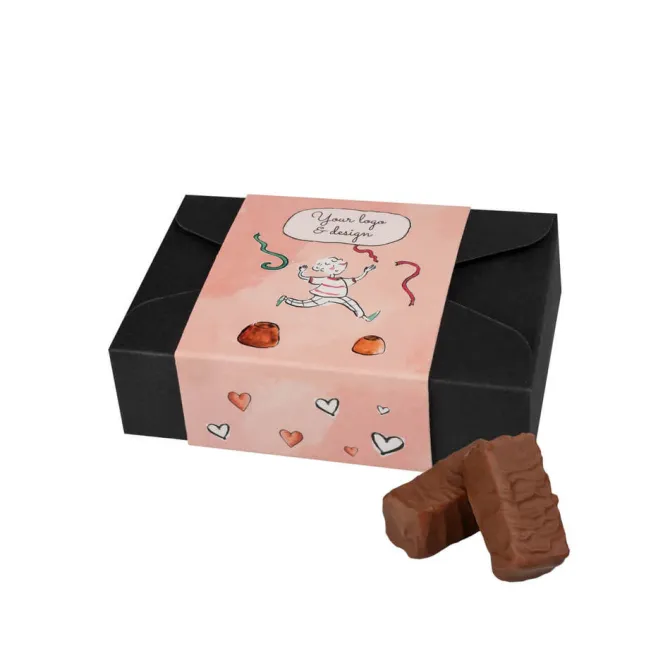 Bombonierka z nugatem Premium Pocket mini / Wielokolorwy S0612