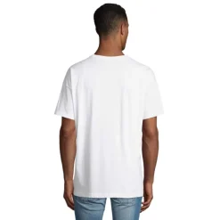 BOXY MEN T-SHIRT OVERSIZE / Bialy S03806-WH-L