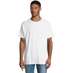 BOXY MEN T-SHIRT OVERSIZE / Bialy S03806-WH-XL