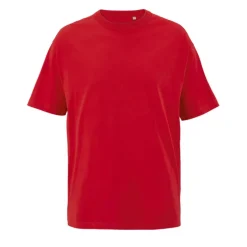 BOXY MEN T-SHIRT OVERSIZE / Bright Rojo S03806-BT-M