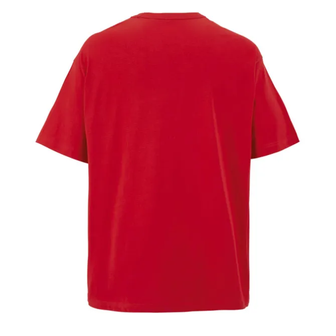 BOXY MEN T-SHIRT OVERSIZE / Bright Rojo S03806-BT-M