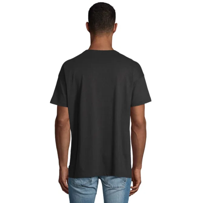 BOXY MEN T-SHIRT OVERSIZE / Deep Black S03806-DB-L
