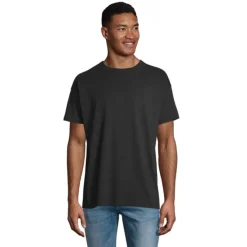 BOXY MEN T-SHIRT OVERSIZE / Deep Black S03806-DB-S