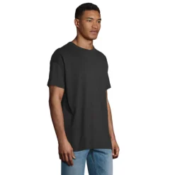 BOXY MEN T-SHIRT OVERSIZE / Deep Black S03806-DB-M