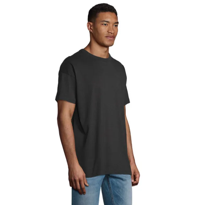 BOXY MEN T-SHIRT OVERSIZE / Deep Black S03806-DB-M