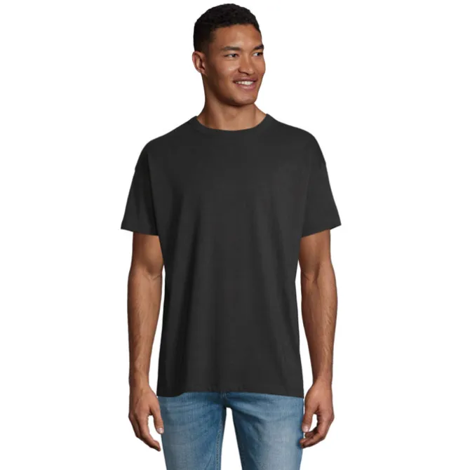 BOXY MEN T-SHIRT OVERSIZE / Deep Black S03806-DB-M