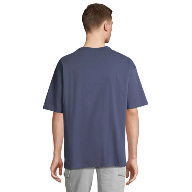 BOXY MEN T-SHIRT OVERSIZE / Denim S03806-DM-L