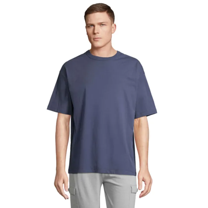 BOXY MEN T-SHIRT OVERSIZE / Denim S03806-DM-L