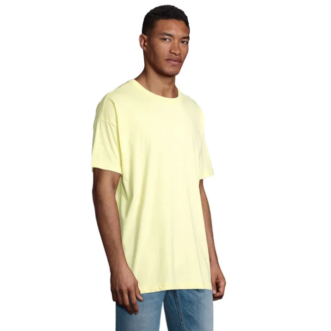 BOXY MEN T-SHIRT OVERSIZE / Jasno Żółty S03806-LY-M