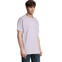 BOXY MEN T-SHIRT OVERSIZE / Lilac S03806-LL-S