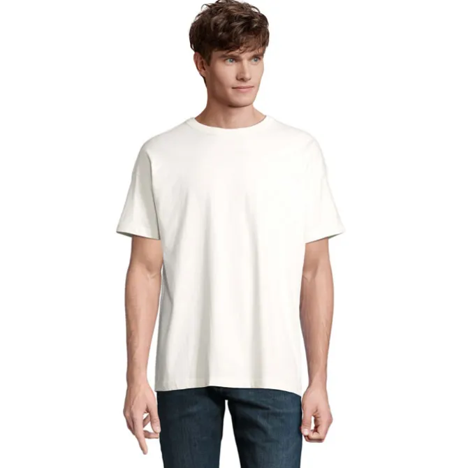 BOXY MEN T-SHIRT OVERSIZE / Off-White S03806-WW-L