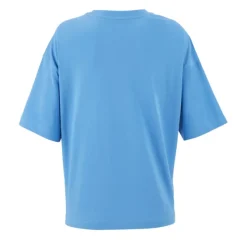 BOXY WOMEN T-SHIRT OVERSIZE / Azure S03807-IR-S