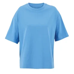 BOXY WOMEN T-SHIRT OVERSIZE / Azure S03807-IR-L