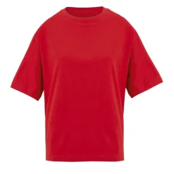 BOXY WOMEN T-SHIRT OVERSIZE / Bright Rojo S03807-BT-XS