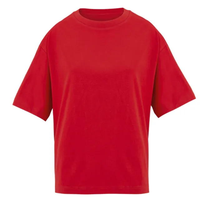 BOXY WOMEN T-SHIRT OVERSIZE / Bright Rojo S03807-BT-L