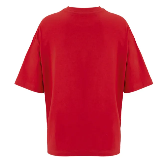 BOXY WOMEN T-SHIRT OVERSIZE / Bright Rojo S03807-BT-L