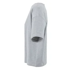 BOXY WOMEN T-SHIRT OVERSIZE / Jasnoszary Melanż S03807-DH-XL