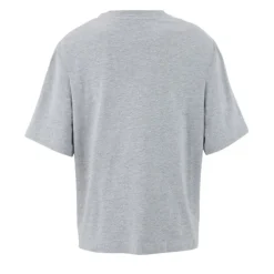 BOXY WOMEN T-SHIRT OVERSIZE / Jasnoszary Melanż S03807-DH-XL