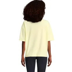 BOXY WOMEN T-SHIRT OVERSIZE / Jasno Żółty S03807-LY-S