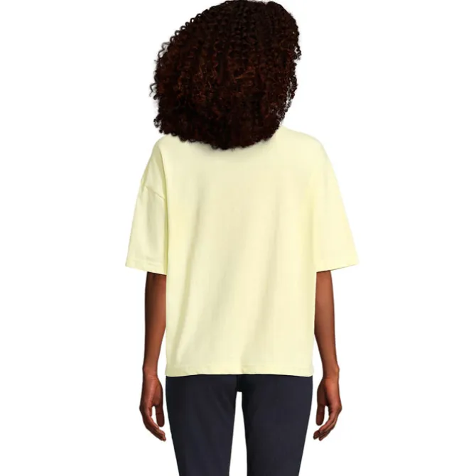 BOXY WOMEN T-SHIRT OVERSIZE / Jasno Żółty S03807-LY-S