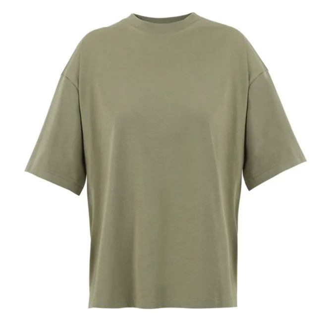 BOXY WOMEN T-SHIRT OVERSIZE / Khaki S03807-KH-S