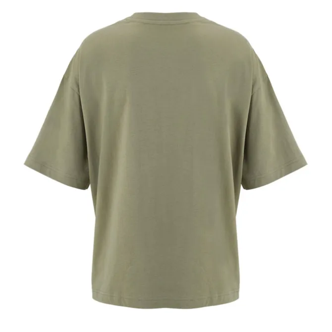 BOXY WOMEN T-SHIRT OVERSIZE / Khaki S03807-KH-S