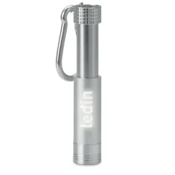 Brelok aluminiowy LED / Srebrny MO9381-14