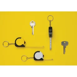 Brelok do kluczy, miara 1 m / żółty P191.7306