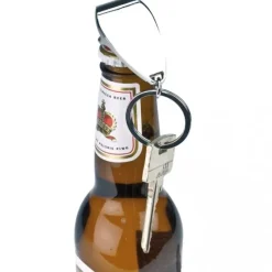 Brelok metalowy otwieracz do butelek HASTINGS / Szary 226007