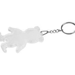 Brelok odblaskowy BEAR / Biały 244906