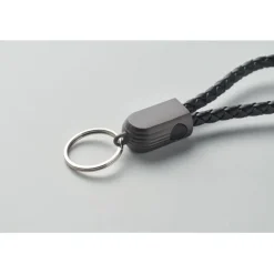 Brelok z kablem USB-C / Czarny MO2647-03