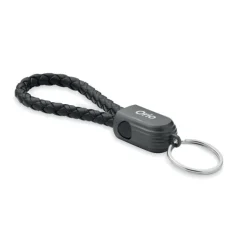 Brelok z kablem USB-C / Czarny MO2647-03