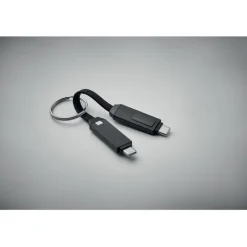 Brelok z kablem 60W / Czarny MO2682-03