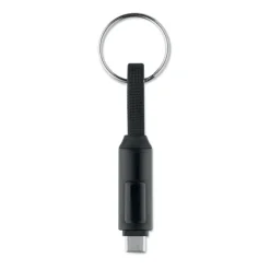 Brelok z kablem 60W / Czarny MO2682-03