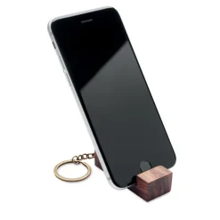 Brelok z podstawką na telefon / Drewna MO2395-40