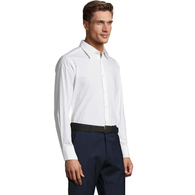 BRIGHTON men shirt 140g / Biały S17000-WH-4XL
