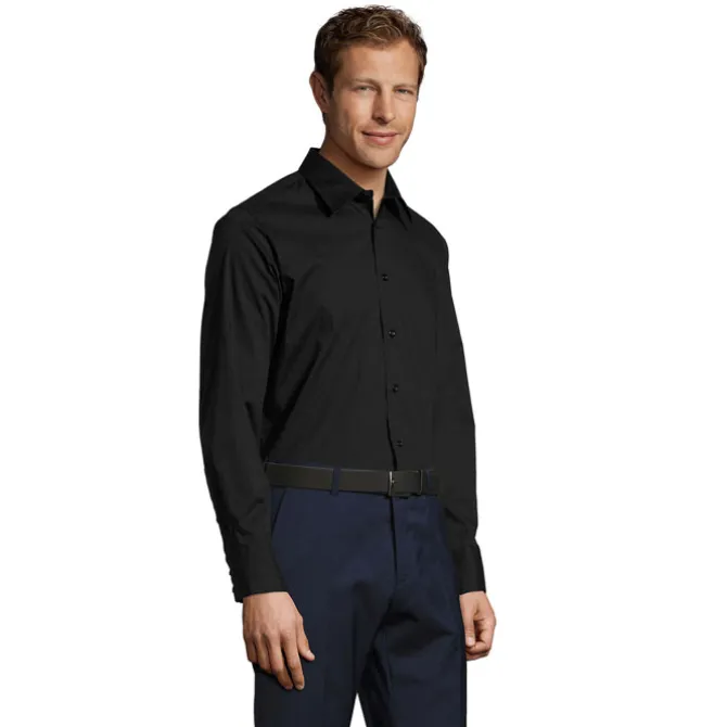 BRIGHTON men shirt 140g / Czarny / Czarny opal S17000-BK-M