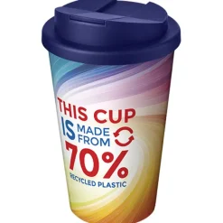Brite-Americano® Eco szczelny kubek izolowany o pojemności 350 ml / Niebieski 21049391