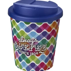 Brite-Americano® Espresso 250 ml tumbler with spill-proof lid / Biały 21069810