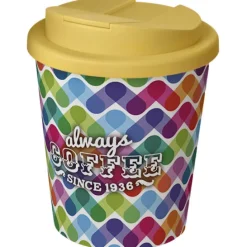 Brite-Americano® Espresso 250 ml tumbler with spill-proof lid / Biały 21069811