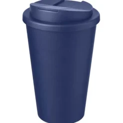 Brite-Americano® POP 350 ml termoizolowany kubek z pokrywką zabezpieczającą przed rozlaniem / Niebieski 21079552