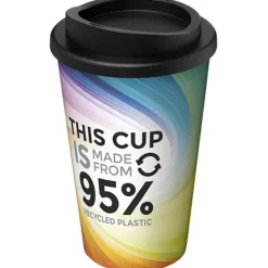 Brite-Americano® Recycled kubek izolowany o pojemności 350 ml / Biały 21049001