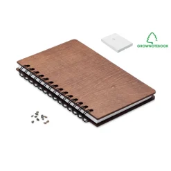 Brzozowy zeszyt A5  GROWBOOK / Brazowy MO2251-01