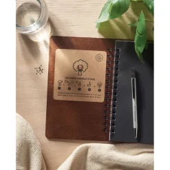 Brzozowy zeszyt A5  GROWBOOK / Brazowy MO2251-01