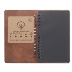 Brzozowy zeszyt A5  GROWBOOK / Brazowy MO2251-01