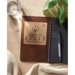 Brzozowy zeszyt A5  GROWBOOK / Brazowy MO2251-01
