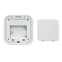 Budzik ABS/RPET z recyklingu / Bialy MO2299-06