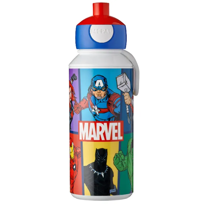 Butelka dla dzieci pop-up Campus 400ML Avengers / Wielokolorowy MPL107410065395